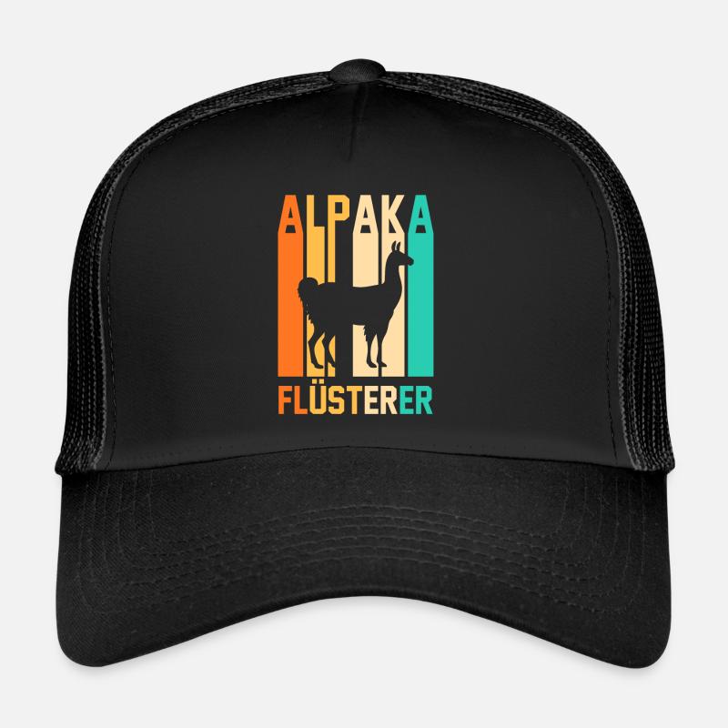 Alpaka - Trucker Cap - Schwarz/Schwarz