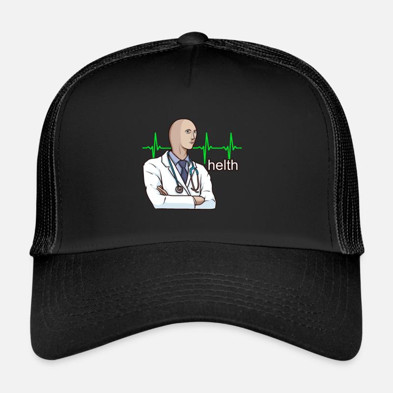 helth meme man drôle surréaliste dank meme Casquette trucker 