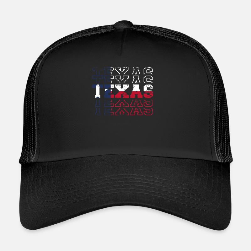 Texas bleu, rouge et blanc Casquette trucker 