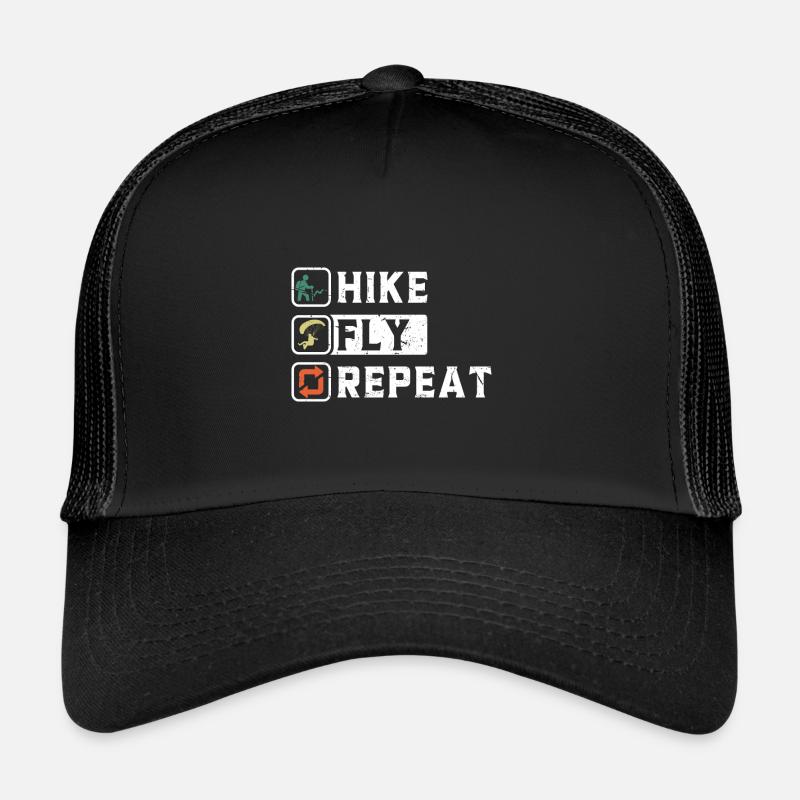 Randonnée Fly Répéter Alpinisme Parapente Casquette trucker 
