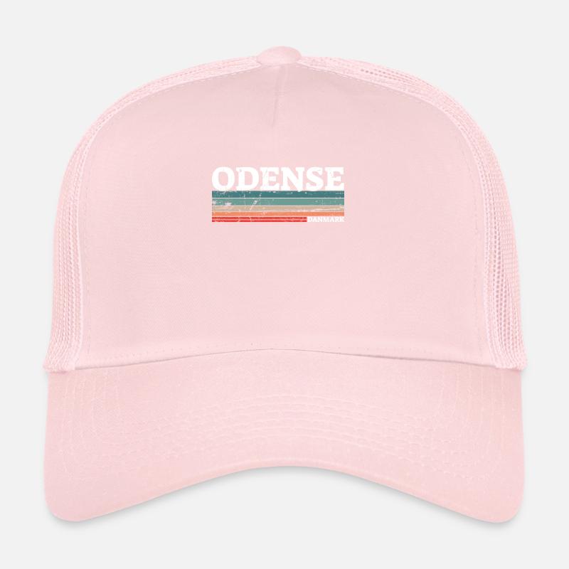 Odense Danemark Vintage Danois Rétro Dane Casquette trucker 