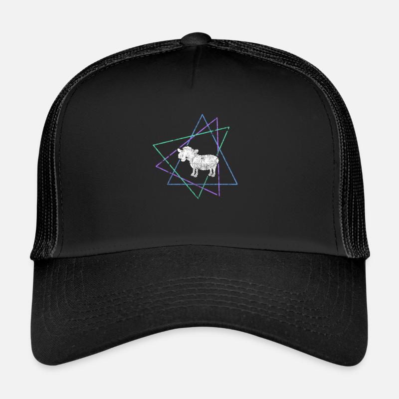 Schaf - Trucker Cap - Schwarz/Schwarz