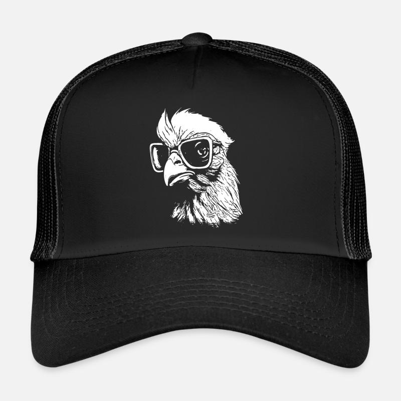 intelligent chicken Trucker Cap