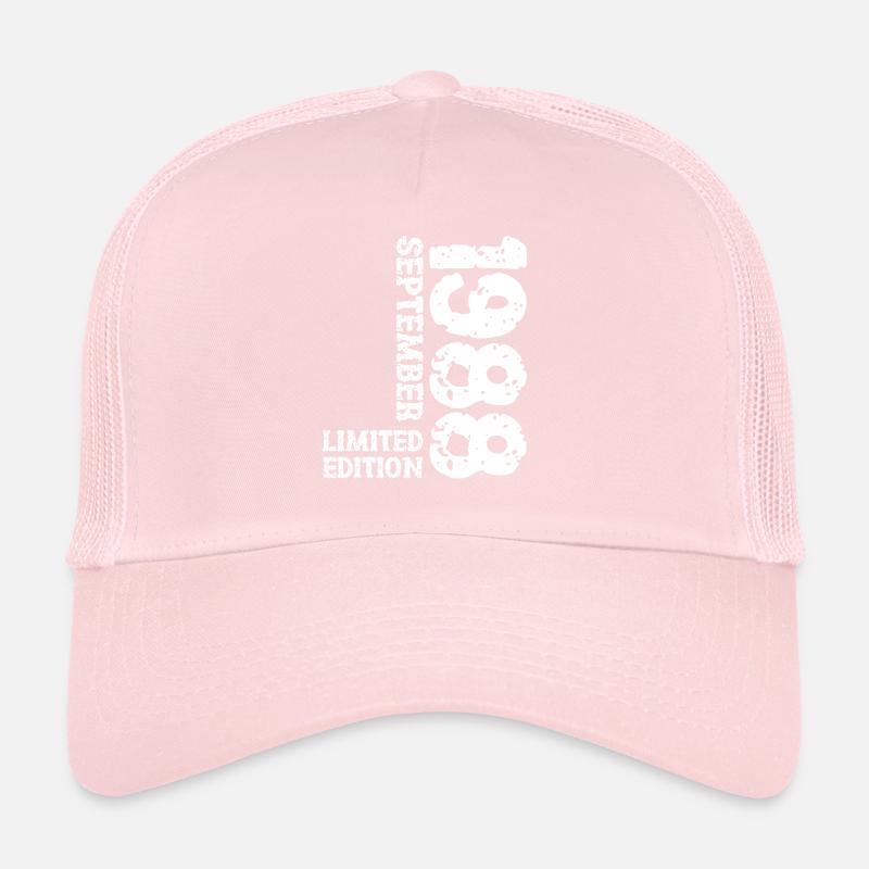 1988 Septembre Édition Limitée 35th Birthday Deco Casquette trucker 