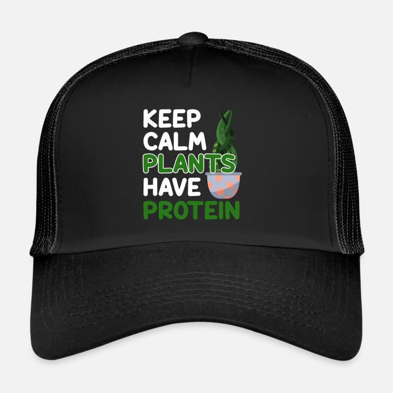 Vegan Veganism - Trucker Cap - black/black