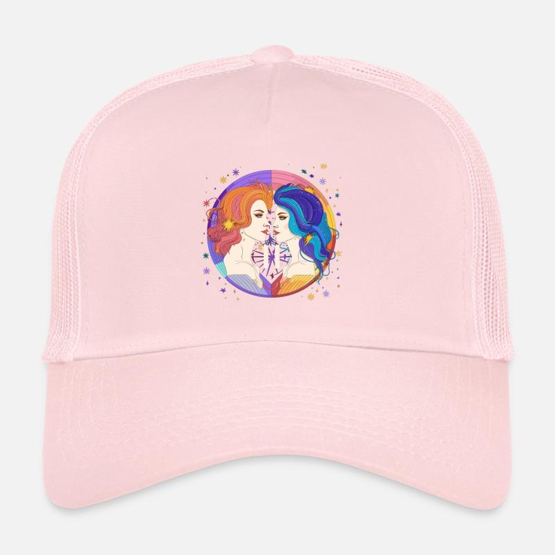 Tierkreiszeichen - Zwei Menschen - Zwillinge Trucker Cap