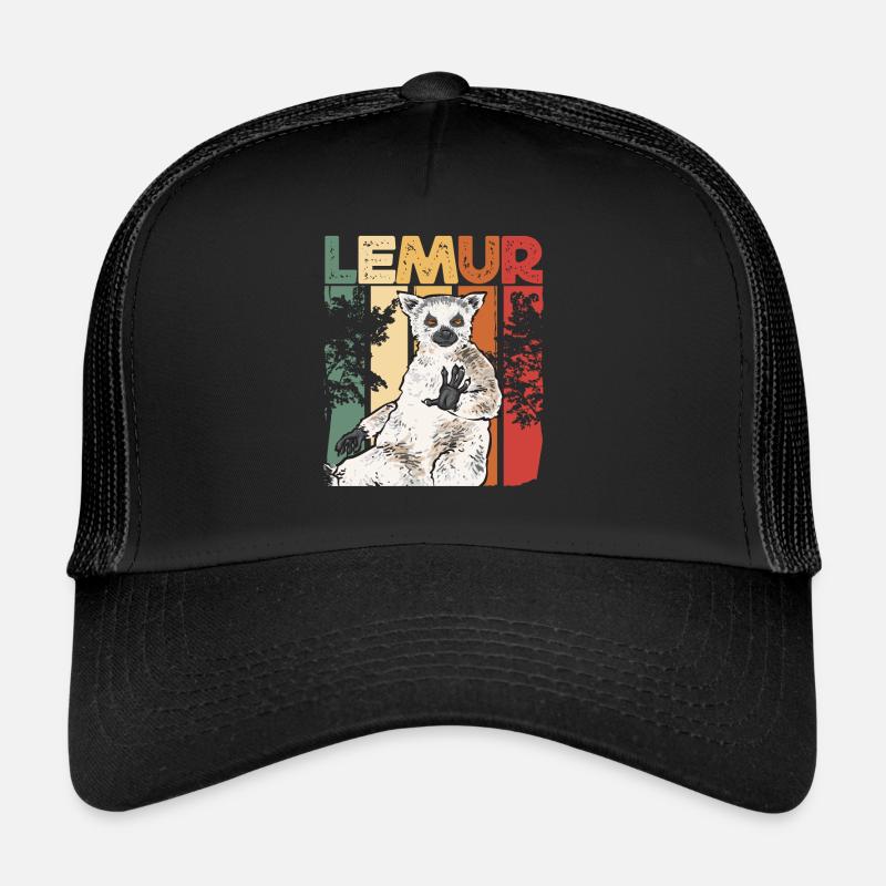 Lemur Catta Katta Trucker Cap