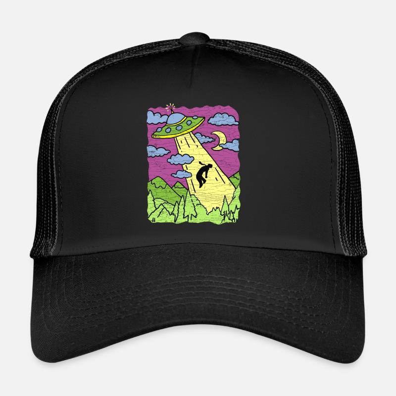 Alien Abduction Ufo Trucker Cap