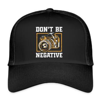 Photograph Kamera Photographie - Trucker Cap - Schwarz/Schwarz - Vorne