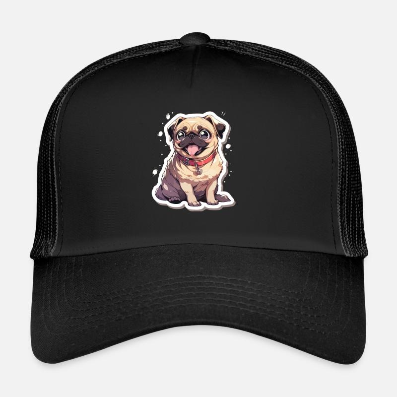 Mops Mops Hund Mops Geschenke Mops Liebhaber Trucker Cap