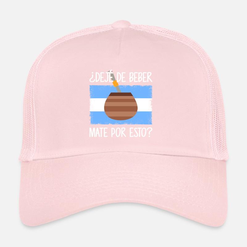 Drapeau de l’Argentine Thé yerba maté argentin Casquette trucker 