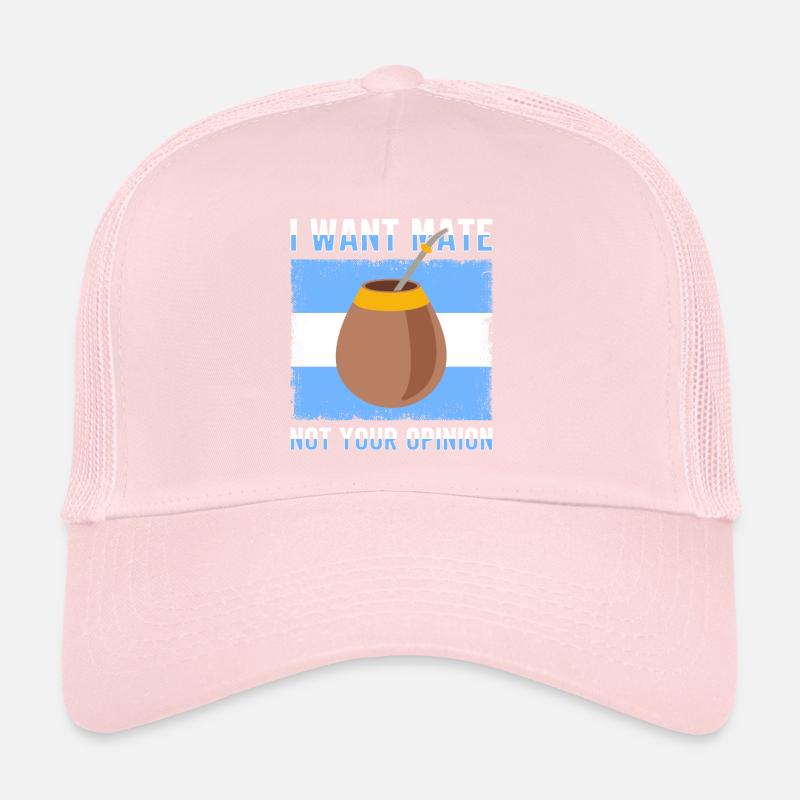 Argentinien-Flagge Argentinischer Yerba Mate Tee Trucker Cap
