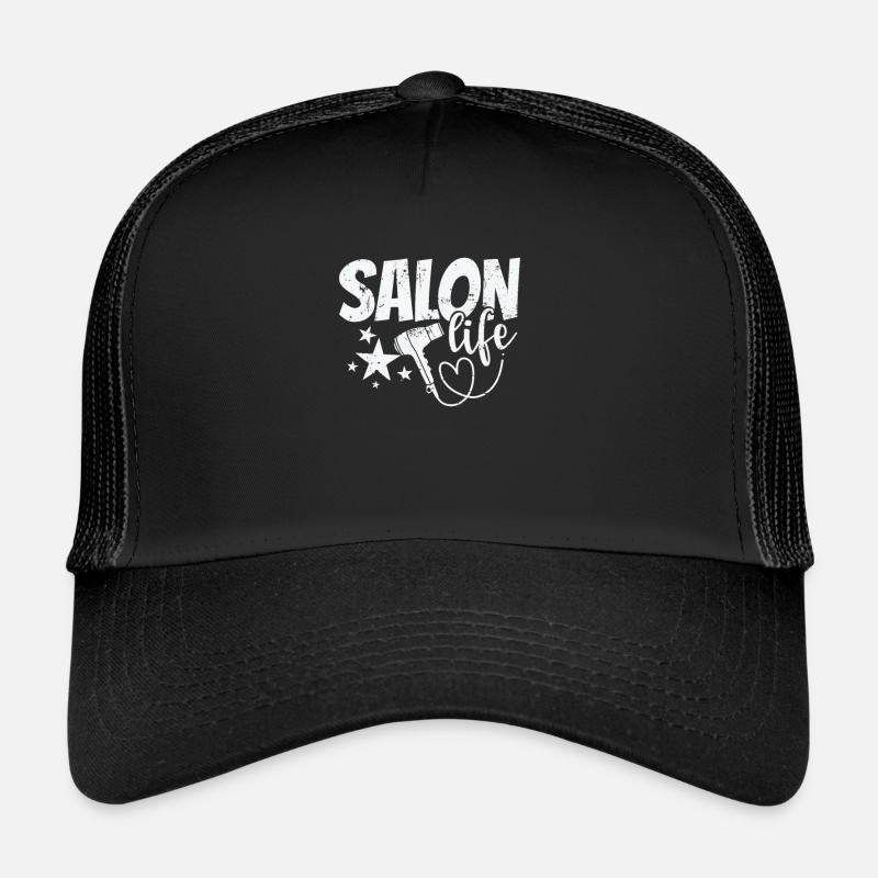 Salon Vie Coiffeur Profession Coiffure Casquette trucker 