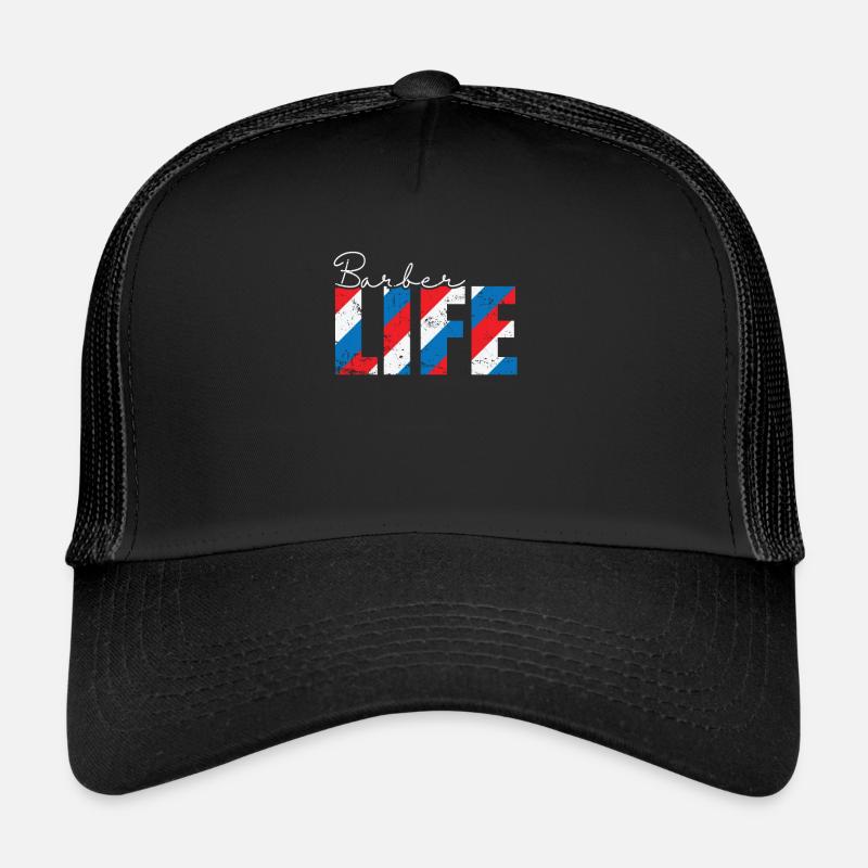 Barber Life Friseur Beruf Haare Trucker Cap