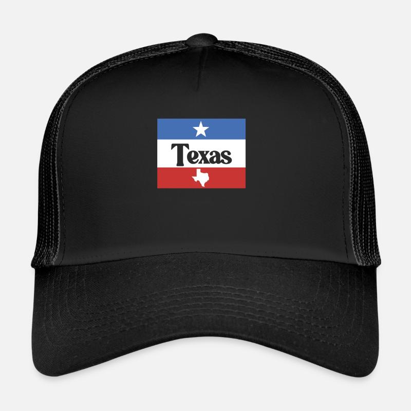 Texas Geschenk Huston Austin Dallas El Paso Rodeo Trucker Cap