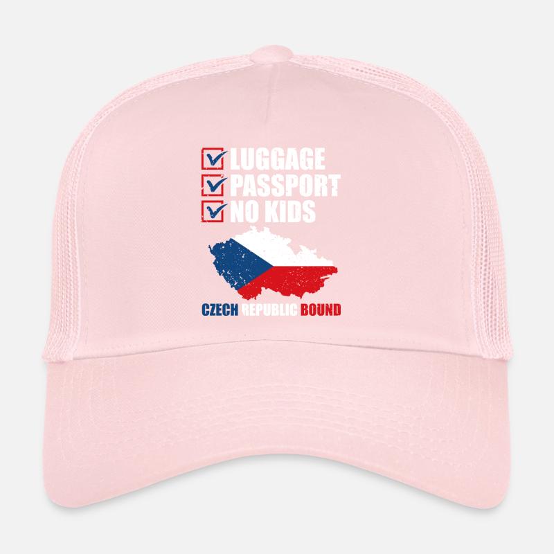 Baggage Pass République tchèque à destination de la République tchèque Casquette trucker 