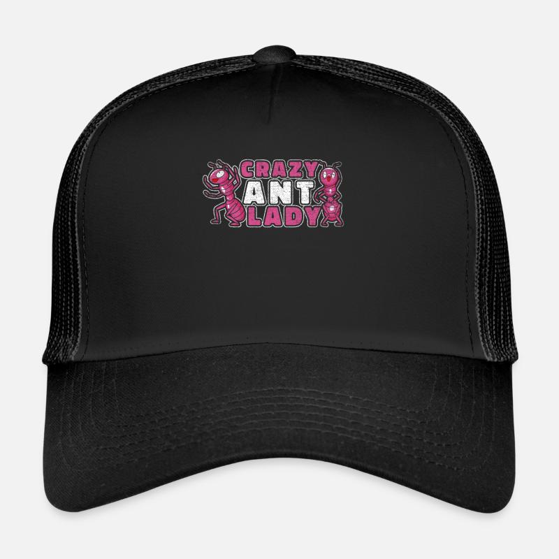 Crazy Ant Lady Fourmis Ferme Casquette trucker 