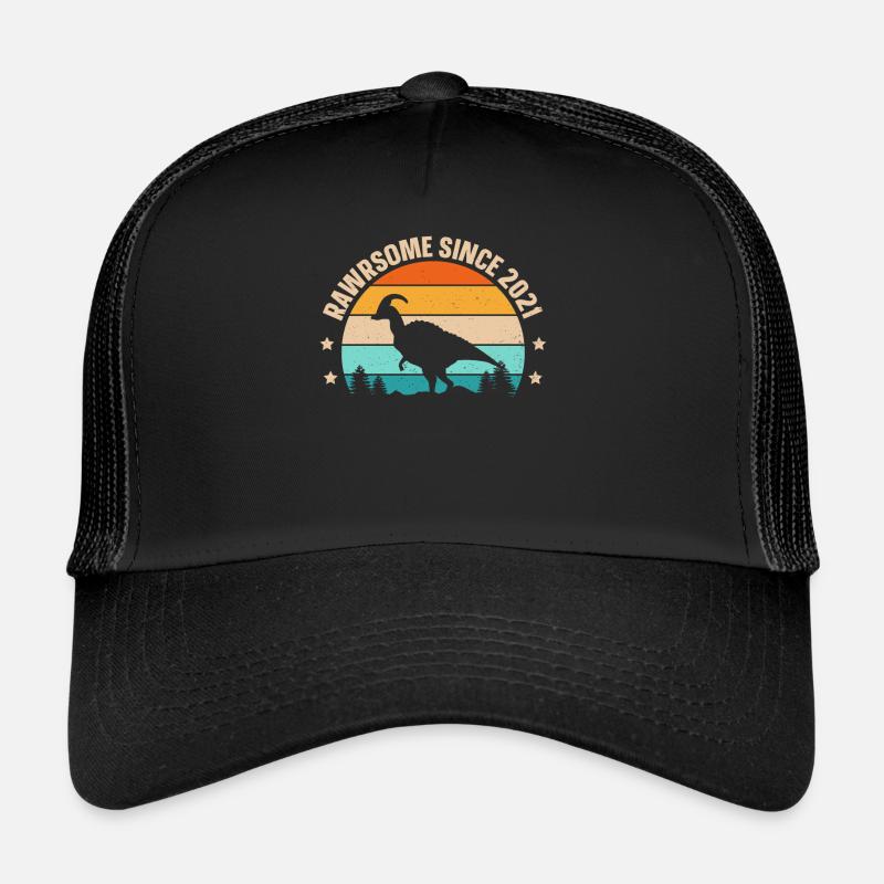 Rawrsome Since 2021 Parasaurolophus 2. Geburtstag Trucker Cap