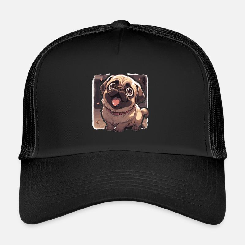 Mops Mops Hund Mops Geschenke Mops Liebhaber Trucker Cap