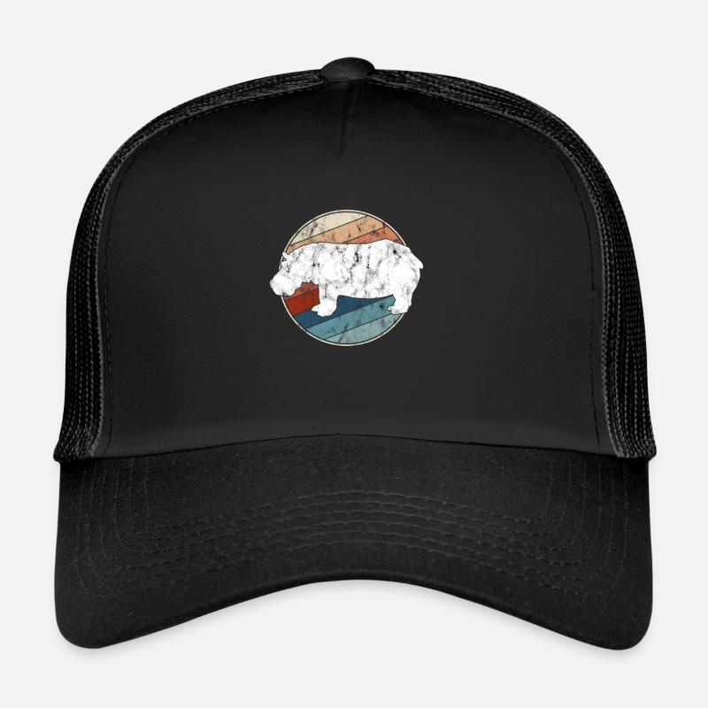 Hippopotame rétro Casquette trucker 