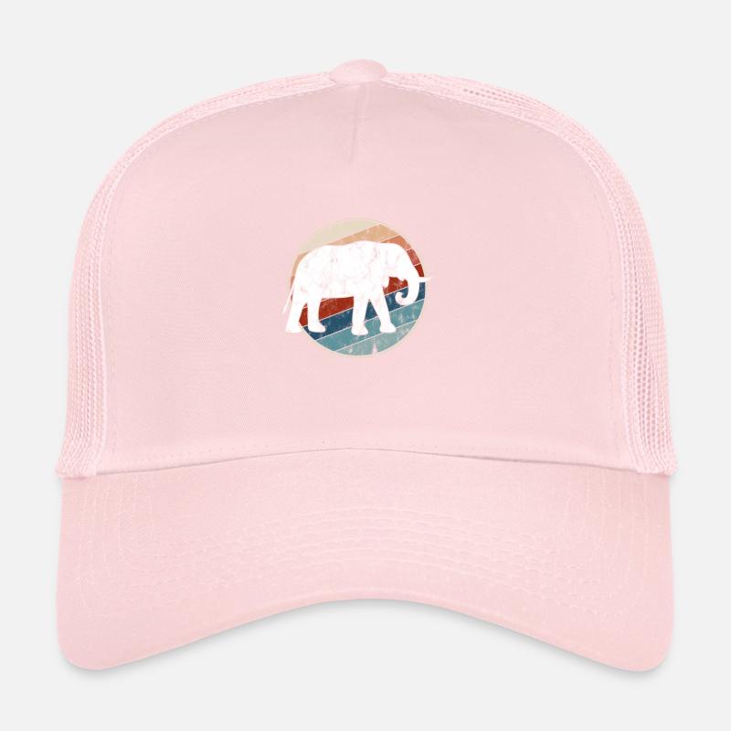 Elephant Retro Trucker Cap