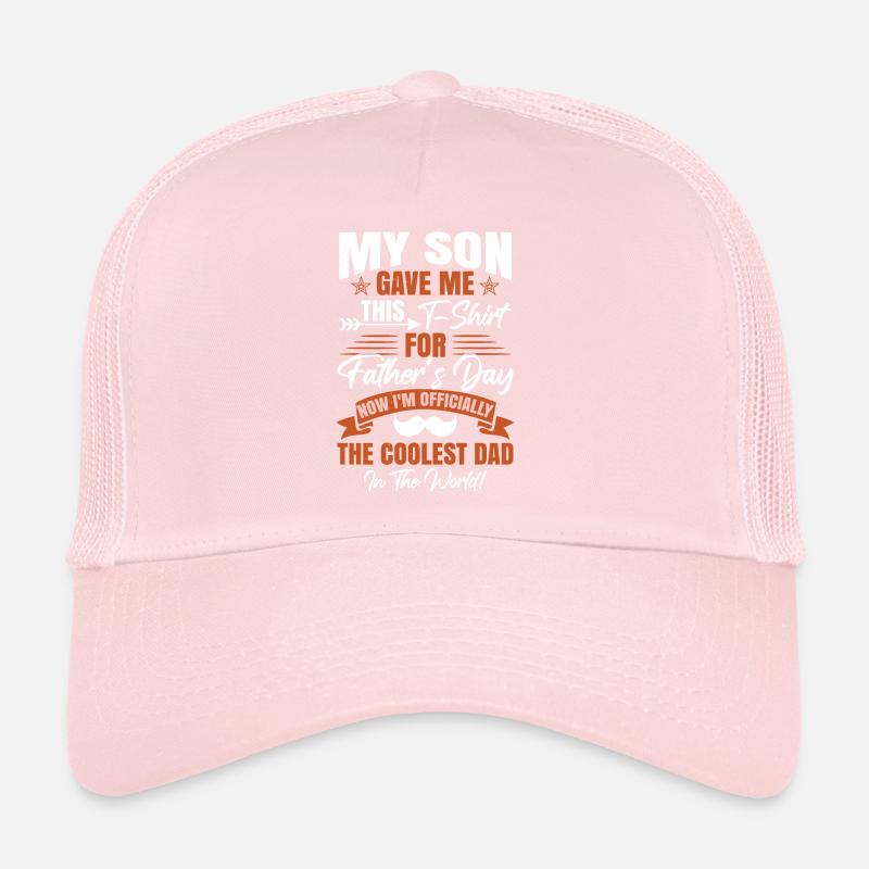 Son Fathers Day Gift For Dad Trucker Cap