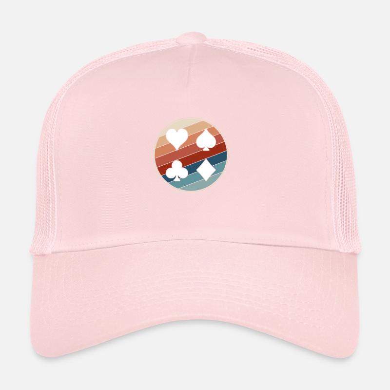 Poker rétro Casquette trucker 