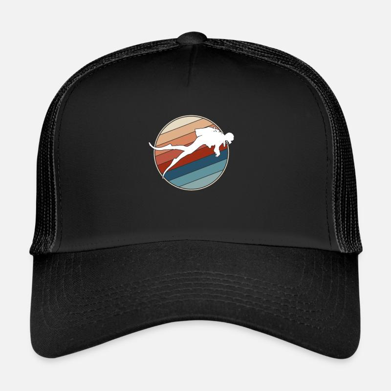 Diving Retro Trucker Cap