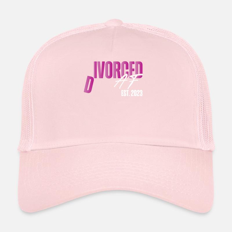 Fête de divorce heureuse divorcée af Casquette trucker 