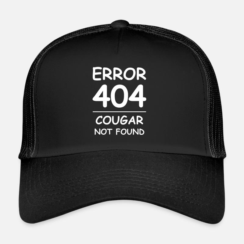 Cougar not found Error 404 Casquette trucker 