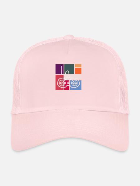 Gaming - Trucker Cap - pale pink - Front