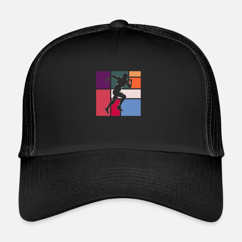 Joggen - Trucker Cap - Schwarz/Schwarz