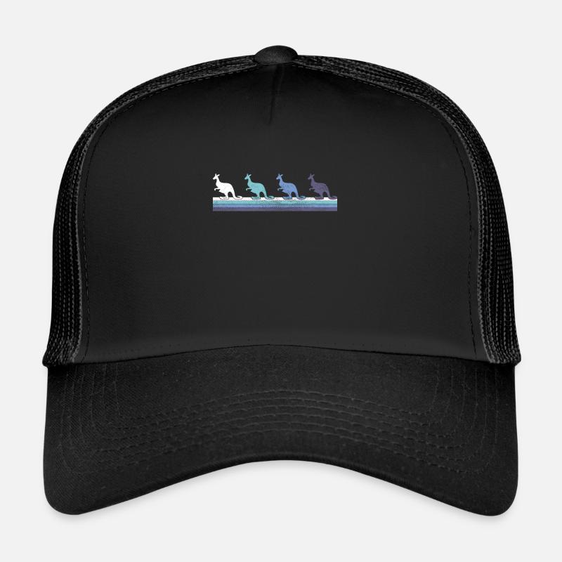 Känguru - Trucker Cap - Schwarz/Schwarz