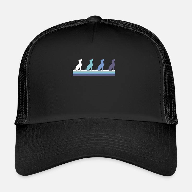 Hund - Trucker Cap - Schwarz/Schwarz