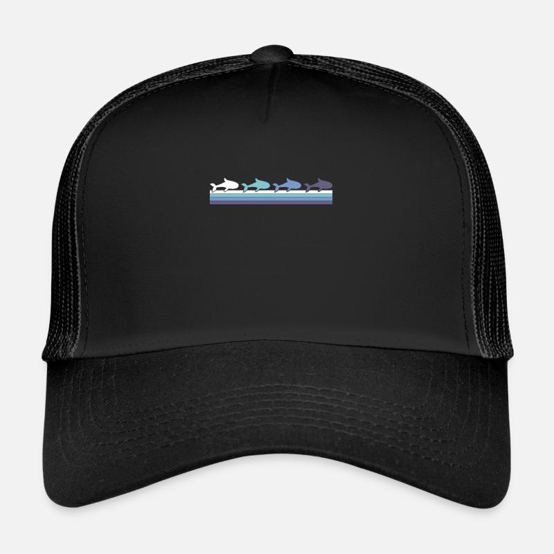 Fisch - Trucker Cap - Schwarz/Schwarz