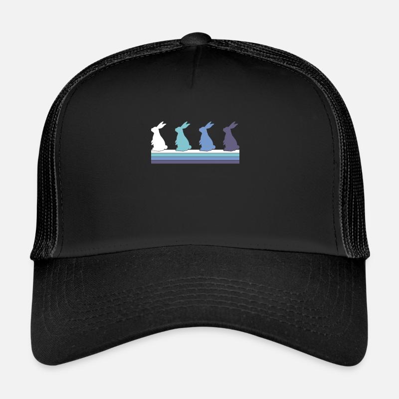 hase - Trucker Cap - Schwarz/Schwarz