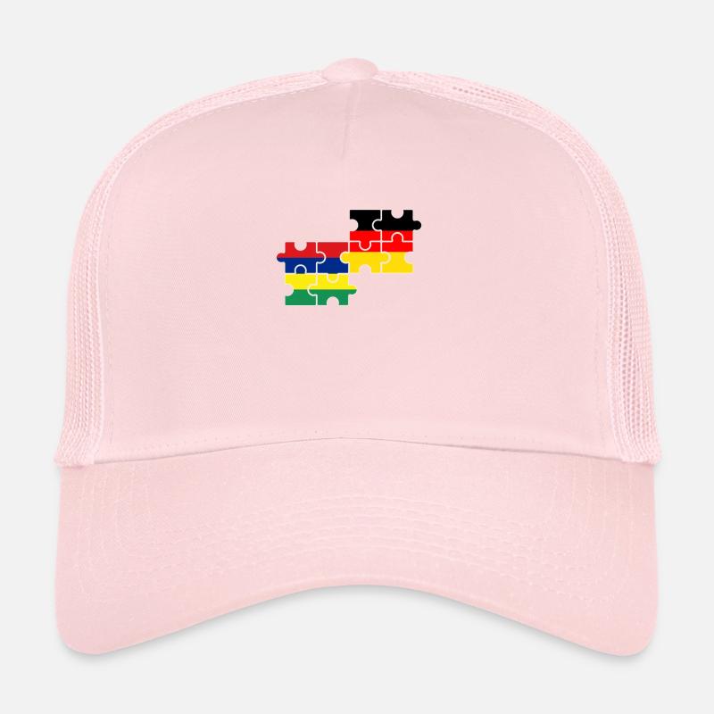 Mauritius Germany Flag German Mauritians Trucker Cap