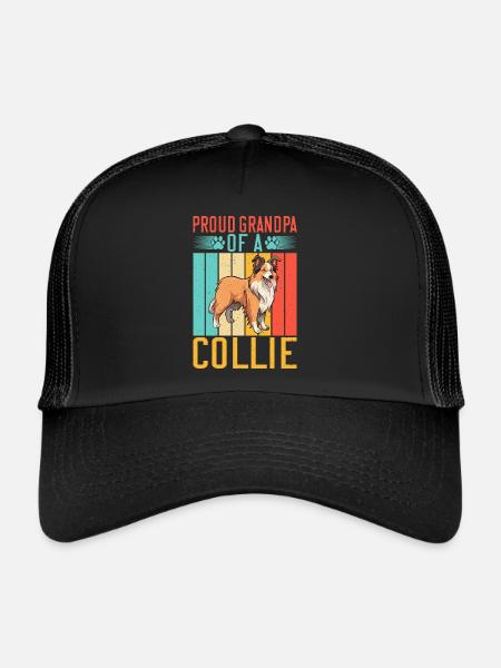 Cadeaux Collie - Casquette trucker  - noir/noir - Devant