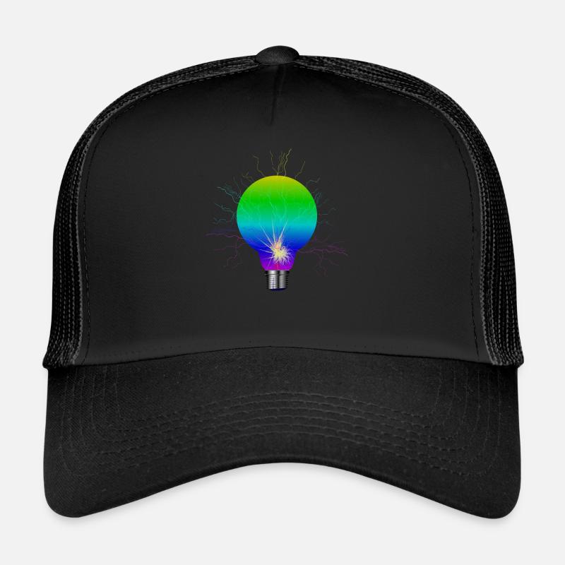 Glühbirne - Lampe - Grafik - Leuchte Trucker Cap