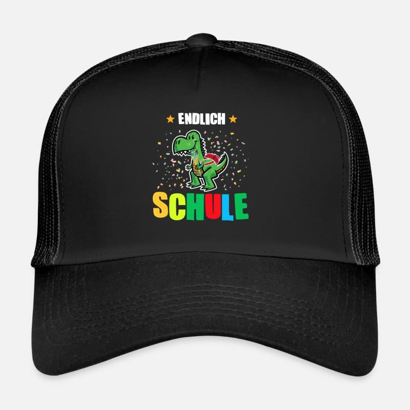 Schulkind Dino Schulbeginn Geschenk Trucker Cap