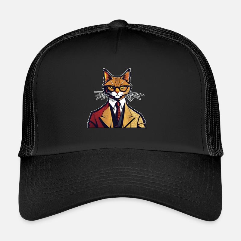 Chemise Chat Chat Cadeau Idée Mastic Casquette trucker 