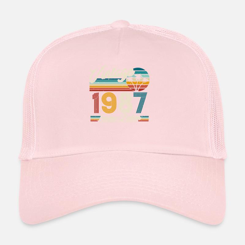 Vintage 1987 Gift 36/37 Birthday Trucker Cap