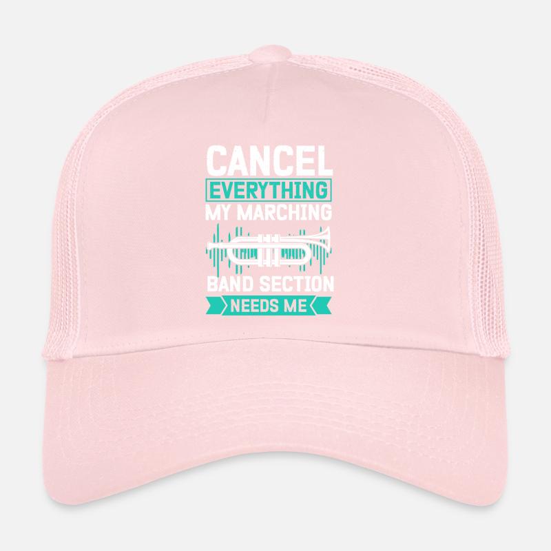 Marching Band Section Proud Musician Trucker Cap