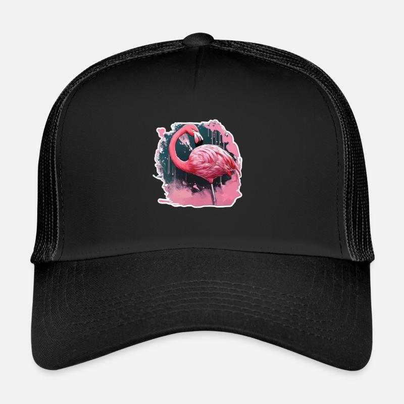Flamants roses Casquette trucker 