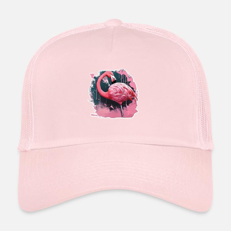 Flamants roses Casquette trucker 