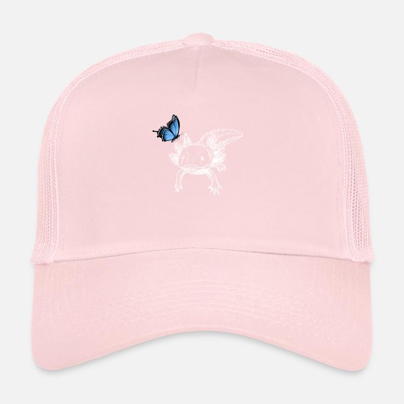 Axolotl with butterfly Trucker Cap