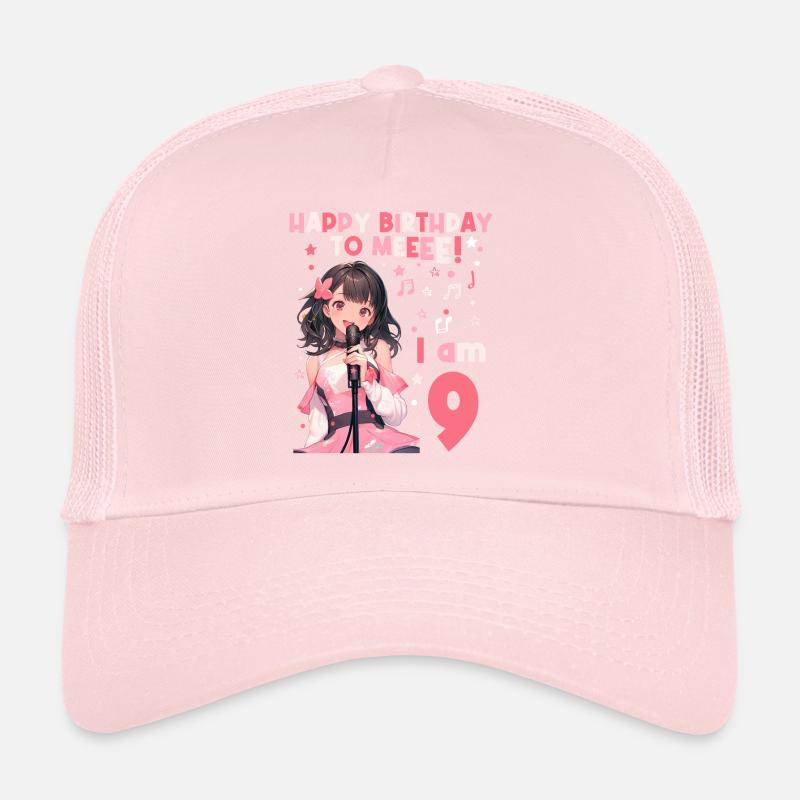 Anime Mandga K-Pop KPop Mädchen 9. Geburtstag Trucker Cap
