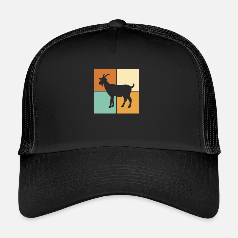 Ziege - Trucker Cap - Schwarz/Schwarz