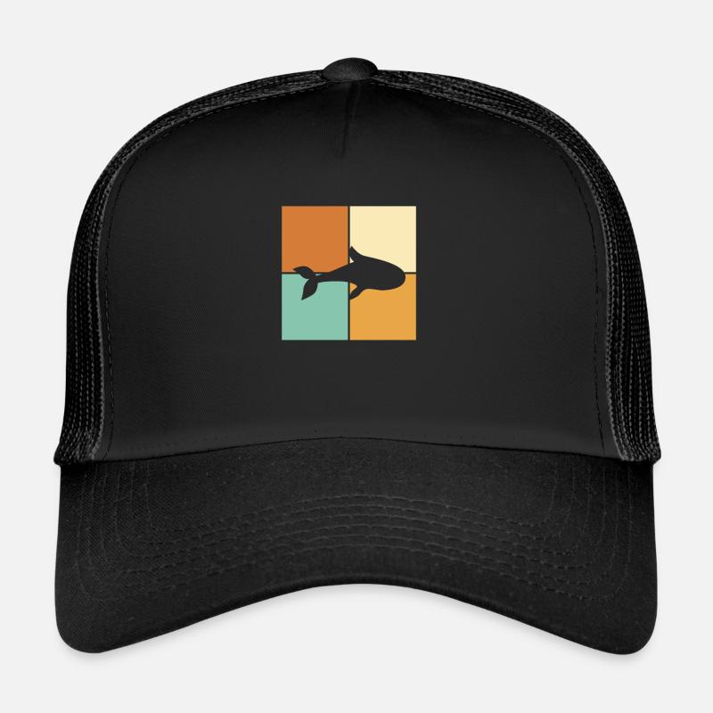 Fisch - Trucker Cap - Schwarz/Schwarz
