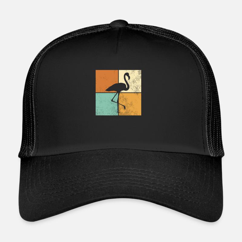 Flamingo - Trucker Cap - black/black